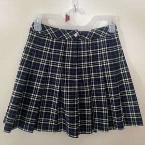 H&M Plaid Punk Skater Skirt